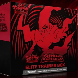 Pokémon Center Exclusive Sword and Shield - Astral Radiance Elite Trainer Box - Pokémon TCG Astral Radiance Elite Trainer Box featuring Darkrai - Pokémon TCG: Sword and Shield Astral Radiance Elite Trainer Box