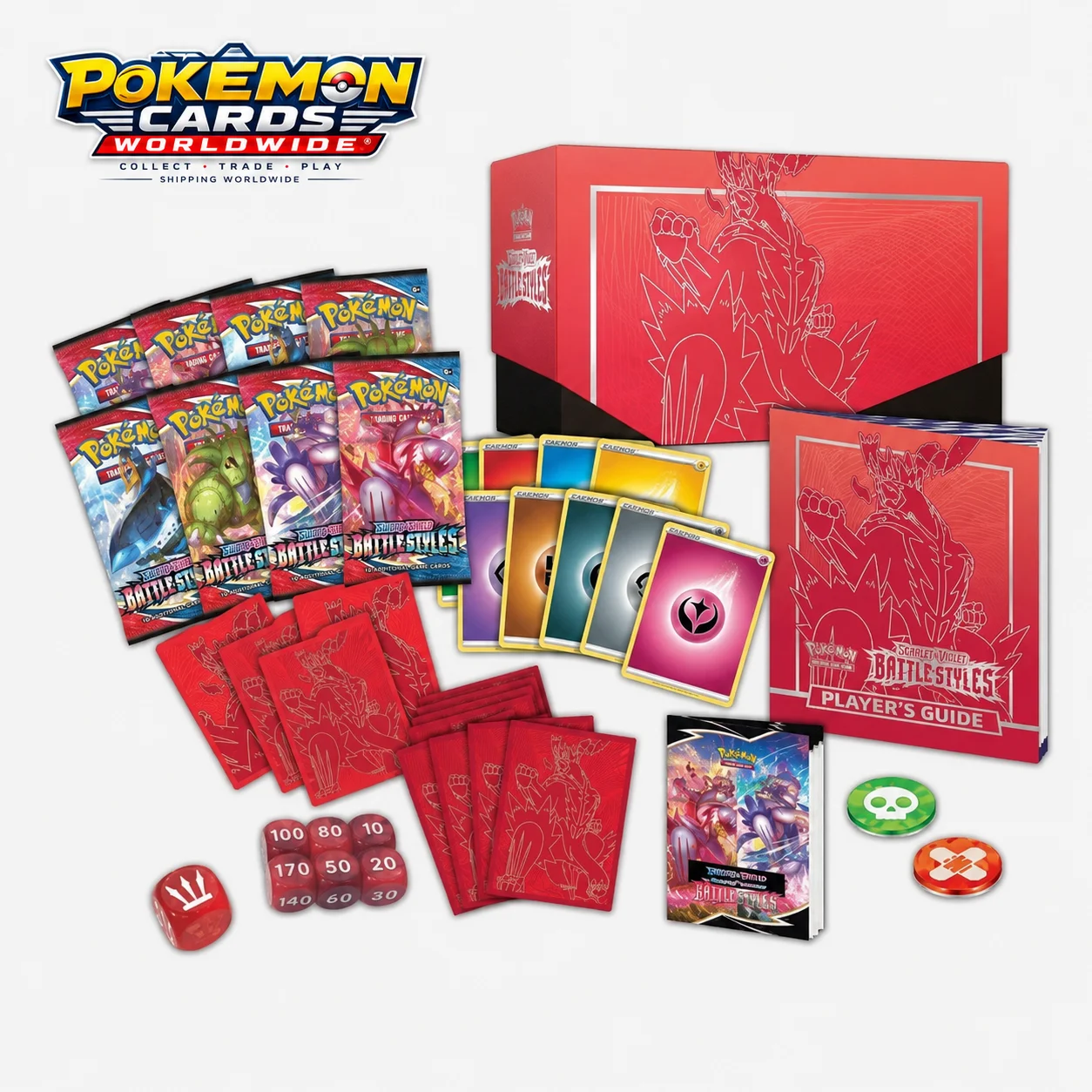 Pokémon TCG: Battle Styles Elite Trainer Box with Gigantamax Urshifu sleeves