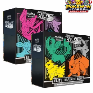 Pokémon TCG Sword and Shield - Evolving Skies Elite Trainer Box - Pokemon TCG Evolving Skies Elite Trainer Box featuring Eeveelutions 