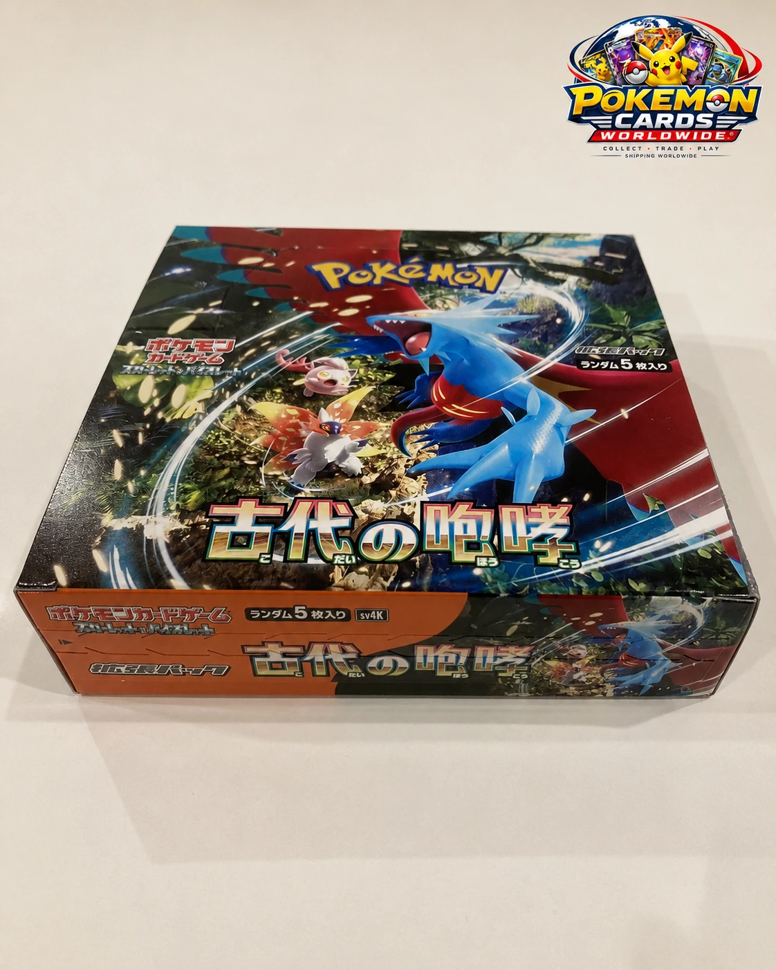 Pokemon TCG Japanese Ancient Roar Booster Box - Pokemon TCG Japanese Ancient Roar Booster Box with 30 sealed packs