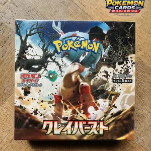 Pokemon TCG Japanese Clay Burst Booster Box with 30 sealed packs