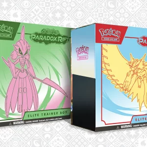 Pokémon TCG: Paradox Rift ETB (Reprint) Roaring Moon and Iron Valiant boxes