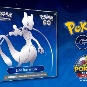 Pokémon TCG Pokémon GO Elite Trainer Box featuring Mewtwo V promotional card