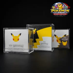 Pokemon TCG 30th Celebration Elite Trainer Box with nine booster packs