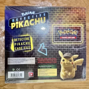 Pokemon TCG Detective Pikachu Case File Display with 12 sealed Case Files