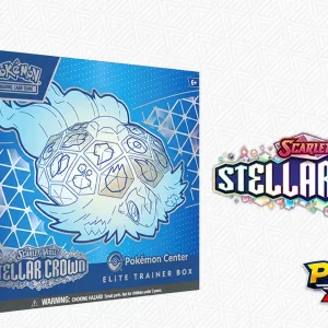 Pokémon TCG: Stellar Crown ETB (Reprint) with Terapagos artwork