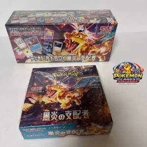 Japanese Pokemon TCG Ruler of the Black Flame Booster Box with 30 packs