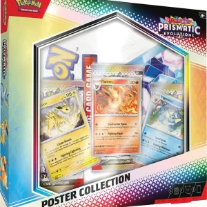 Pokémon TCG Prismatic Evolutions Poster Collection with Eevee Evolutions