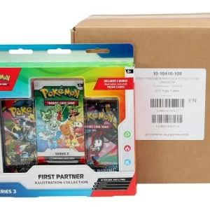 First Partner Illustration Collection Series 3 - Pokémon TCG First Partner Illustration Collection Series 3 box featuring Hoenn Kalos and Paldea starters