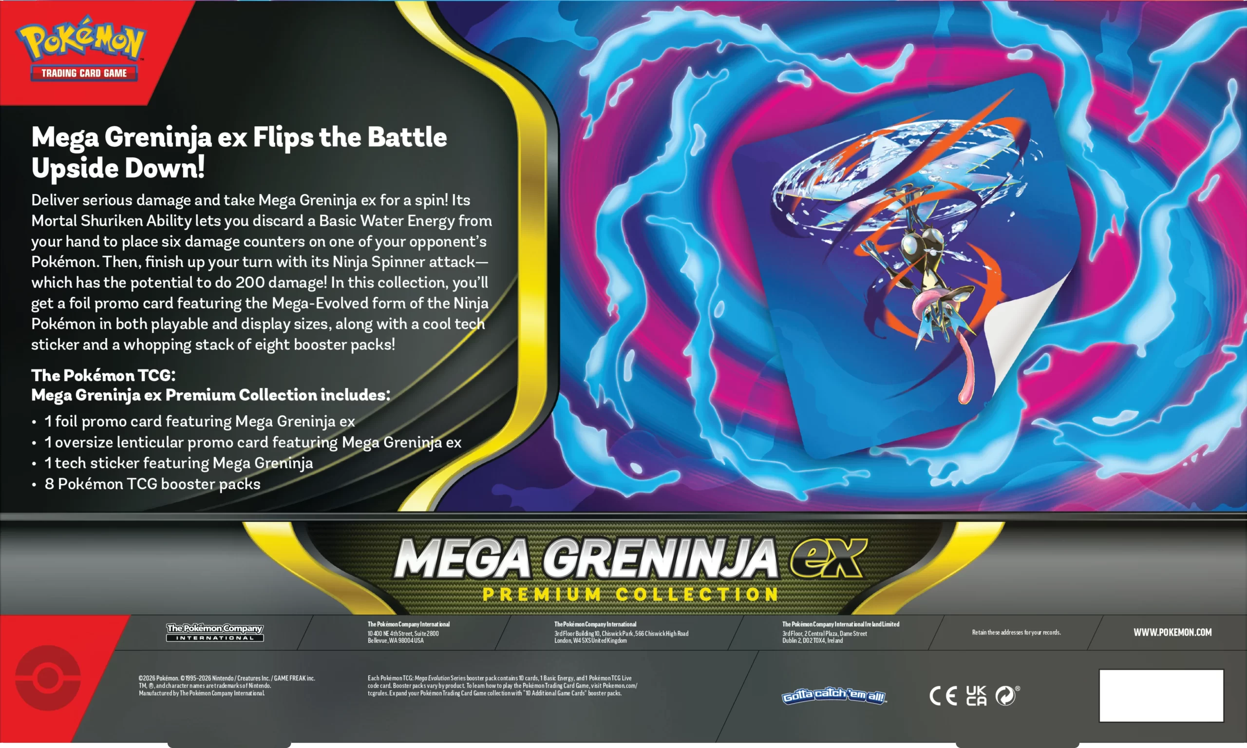 Mega Greninja ex Premium Collection